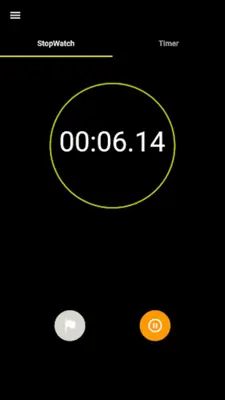 Stopwatch Timer android App screenshot 1